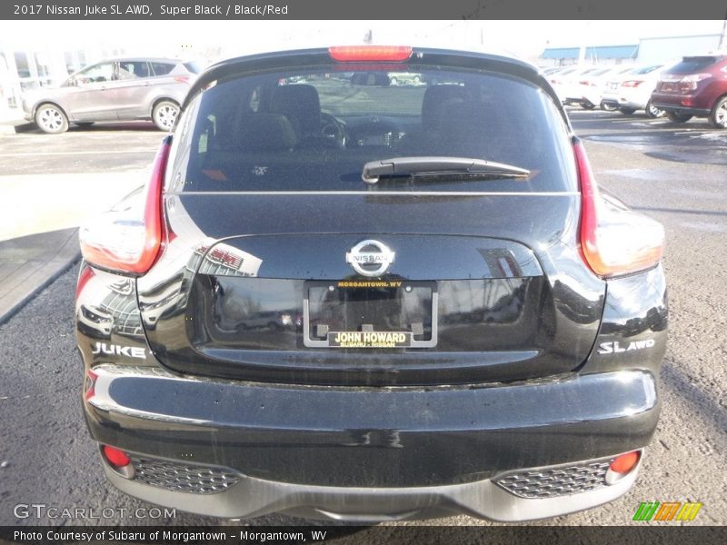 Super Black / Black/Red 2017 Nissan Juke SL AWD