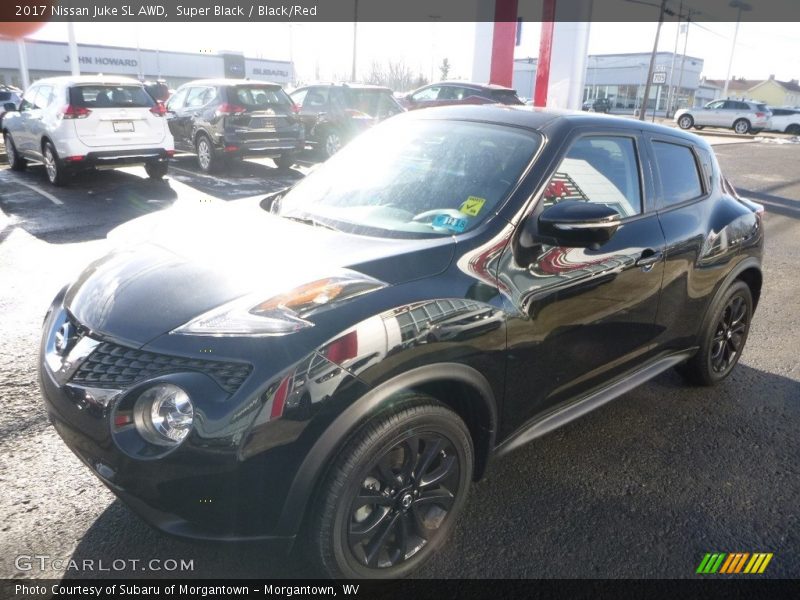 Super Black / Black/Red 2017 Nissan Juke SL AWD