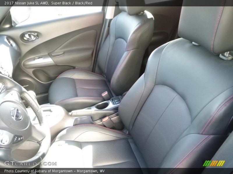 Super Black / Black/Red 2017 Nissan Juke SL AWD