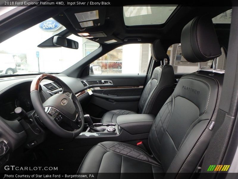 Front Seat of 2018 Explorer Platinum 4WD