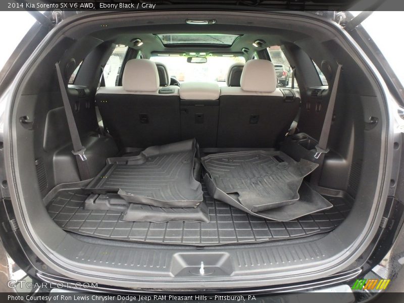 Ebony Black / Gray 2014 Kia Sorento SX V6 AWD