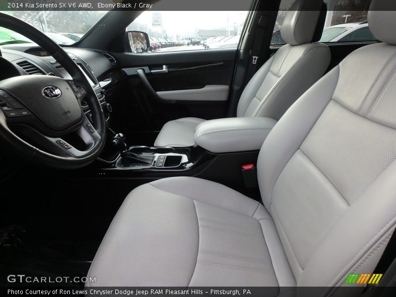 Ebony Black / Gray 2014 Kia Sorento SX V6 AWD