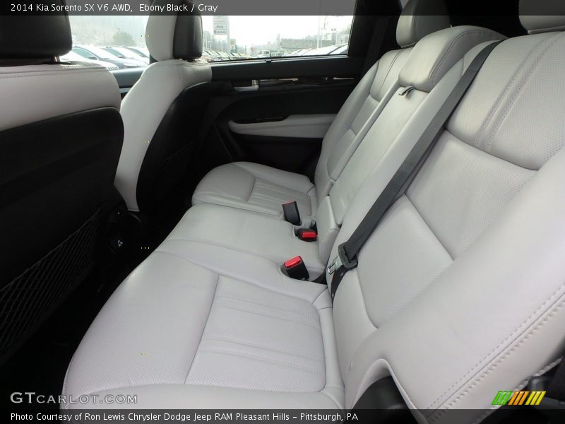 Ebony Black / Gray 2014 Kia Sorento SX V6 AWD