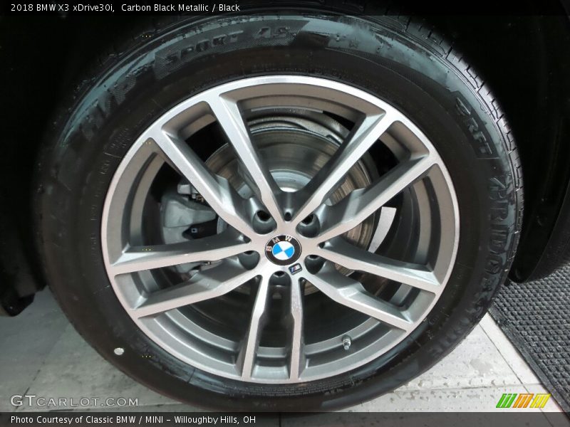 Carbon Black Metallic / Black 2018 BMW X3 xDrive30i