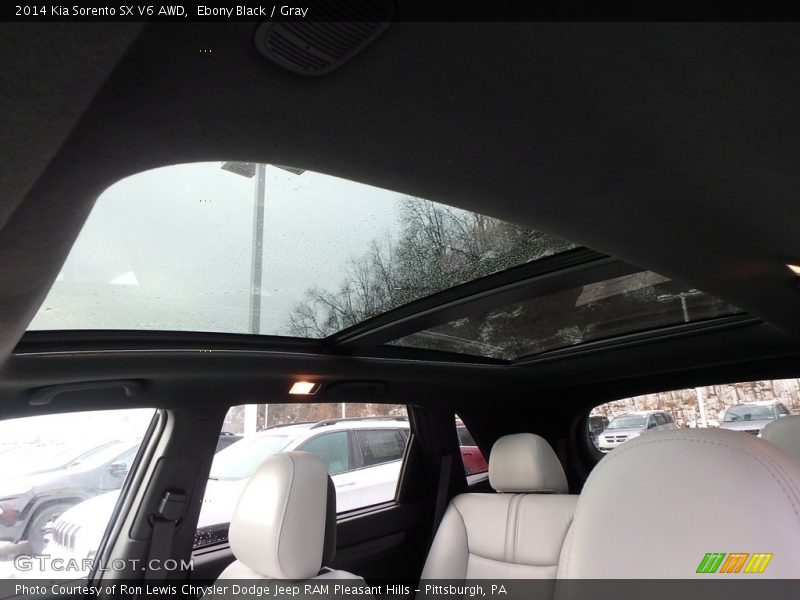 Ebony Black / Gray 2014 Kia Sorento SX V6 AWD