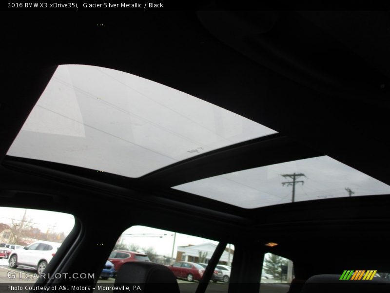 Glacier Silver Metallic / Black 2016 BMW X3 xDrive35i