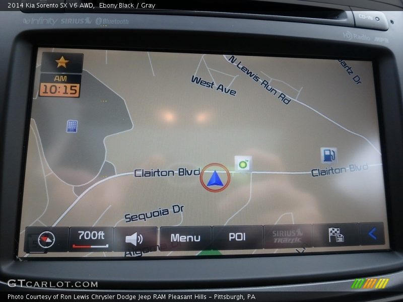 Ebony Black / Gray 2014 Kia Sorento SX V6 AWD