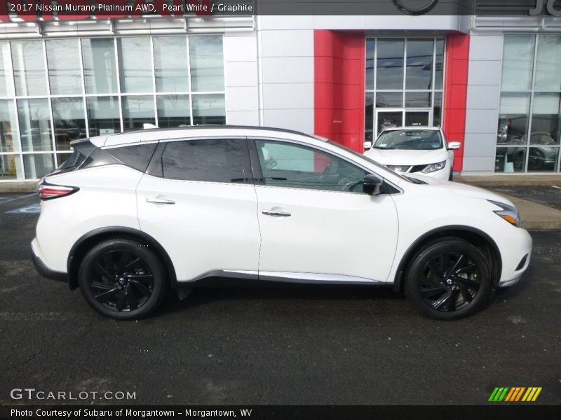 Pearl White / Graphite 2017 Nissan Murano Platinum AWD