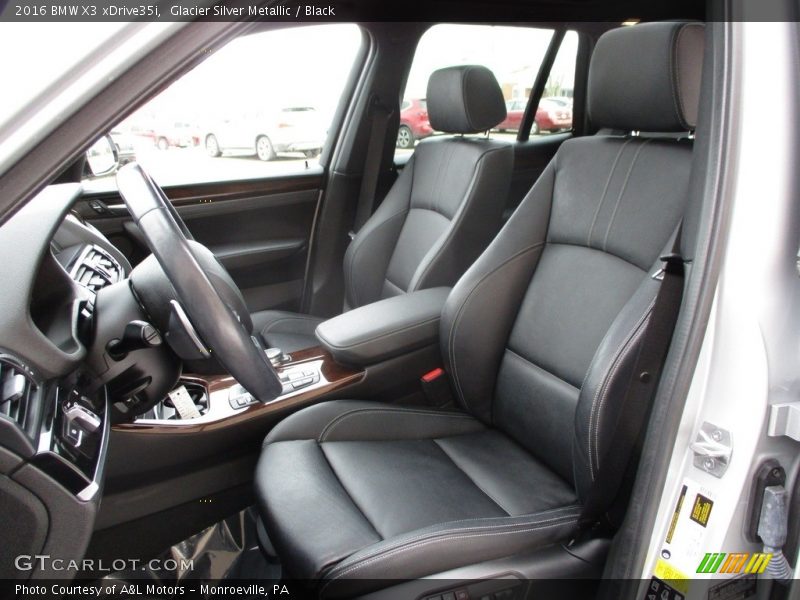 Glacier Silver Metallic / Black 2016 BMW X3 xDrive35i