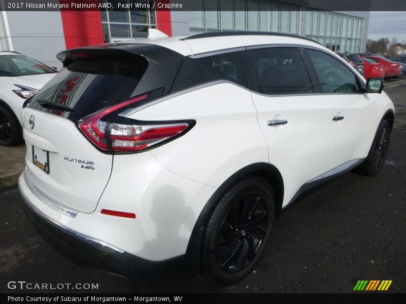 Pearl White / Graphite 2017 Nissan Murano Platinum AWD