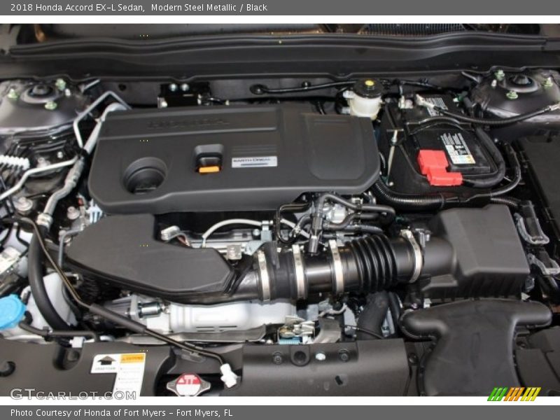  2018 Accord EX-L Sedan Engine - 2.0 Liter Turbocharged DOHC 16-Valve VTEC 4 Cylinder