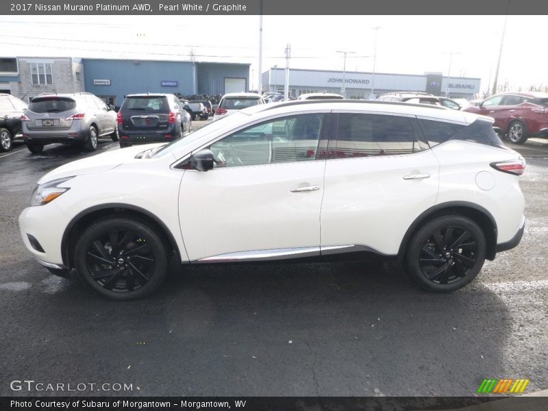 Pearl White / Graphite 2017 Nissan Murano Platinum AWD