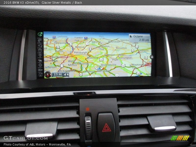 Glacier Silver Metallic / Black 2016 BMW X3 xDrive35i