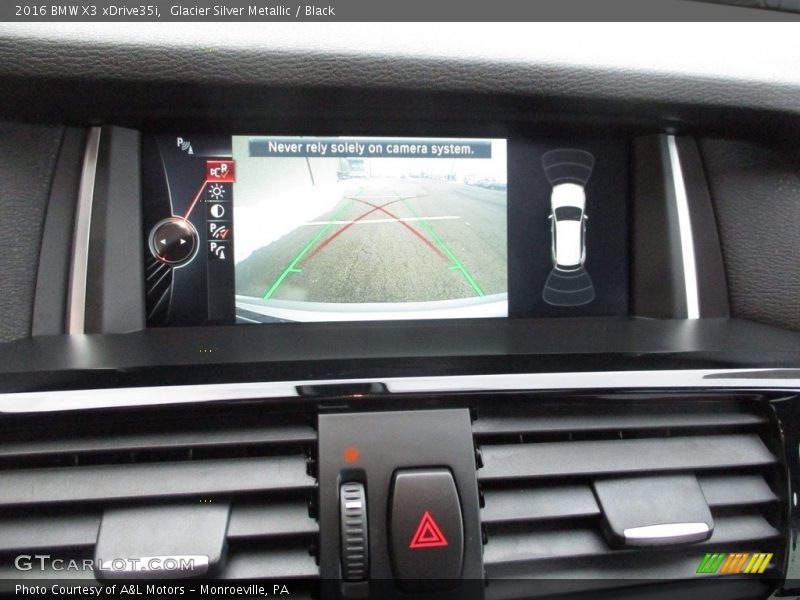 Glacier Silver Metallic / Black 2016 BMW X3 xDrive35i