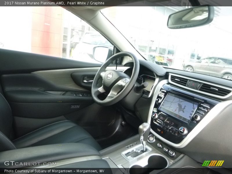 Pearl White / Graphite 2017 Nissan Murano Platinum AWD