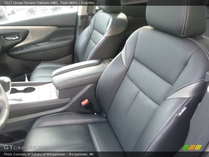 Pearl White / Graphite 2017 Nissan Murano Platinum AWD