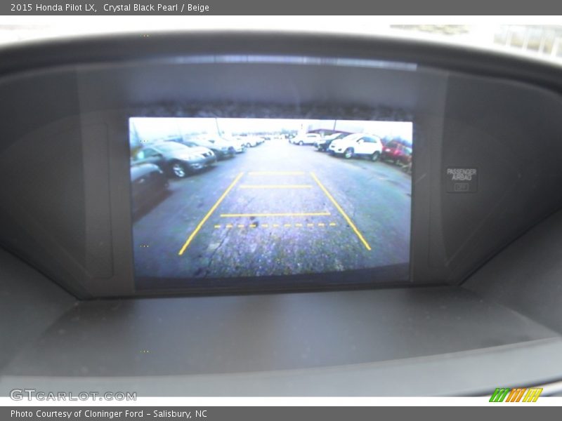 Crystal Black Pearl / Beige 2015 Honda Pilot LX