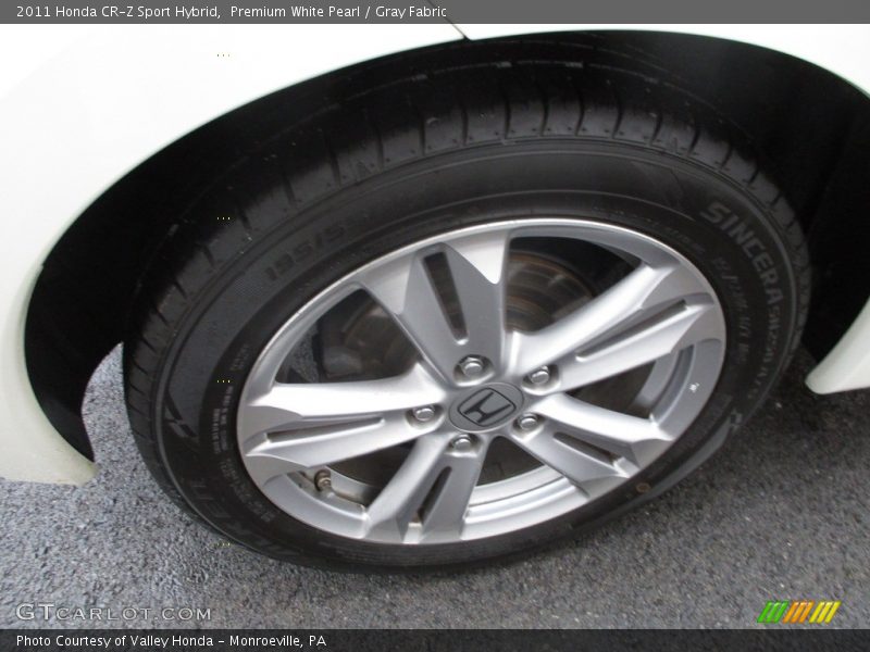 Premium White Pearl / Gray Fabric 2011 Honda CR-Z Sport Hybrid