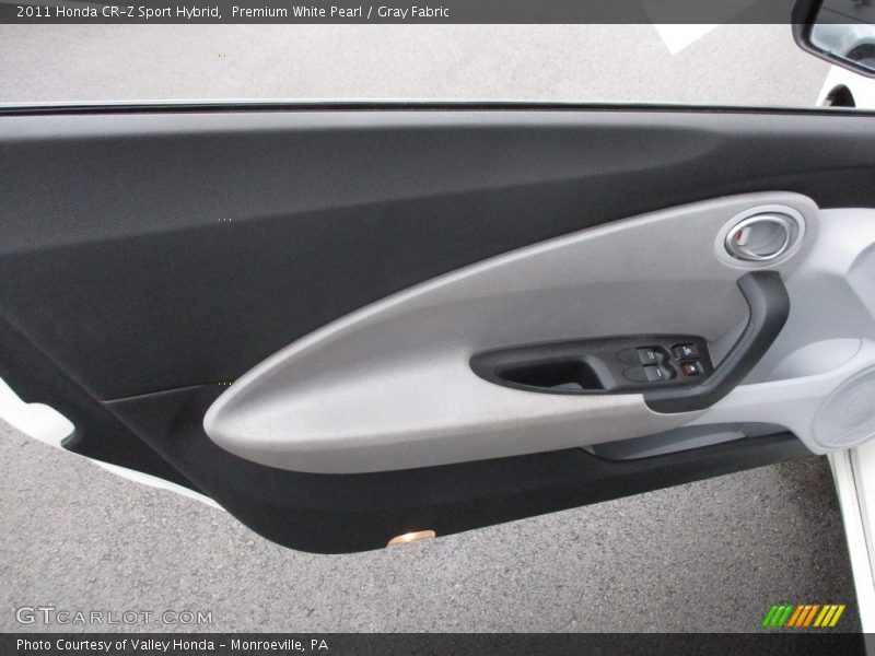 Premium White Pearl / Gray Fabric 2011 Honda CR-Z Sport Hybrid