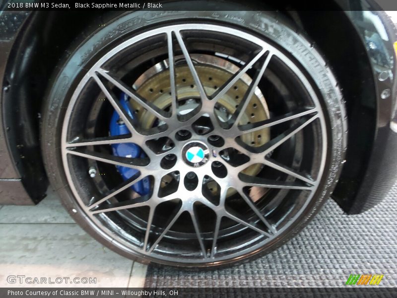 Black Sapphire Metallic / Black 2018 BMW M3 Sedan