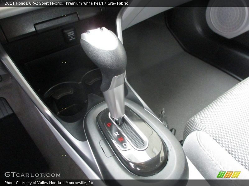 Premium White Pearl / Gray Fabric 2011 Honda CR-Z Sport Hybrid