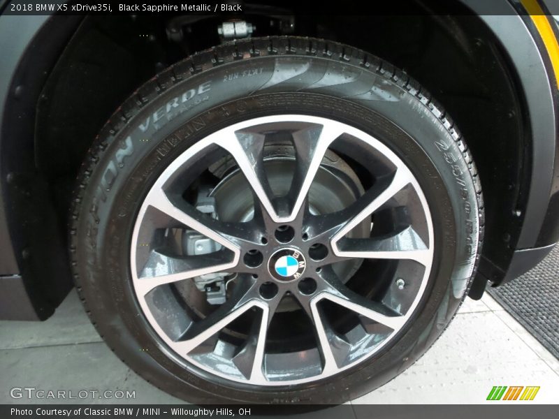Black Sapphire Metallic / Black 2018 BMW X5 xDrive35i