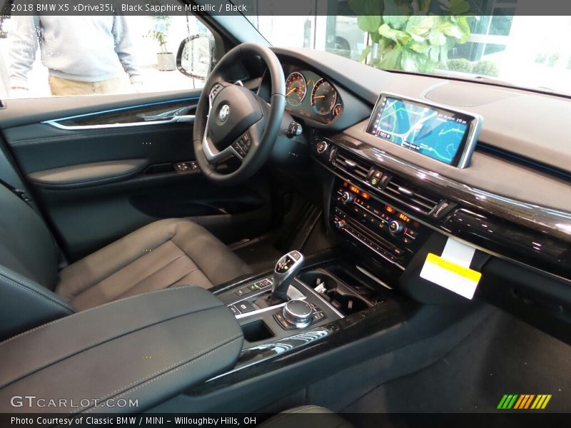 Black Sapphire Metallic / Black 2018 BMW X5 xDrive35i