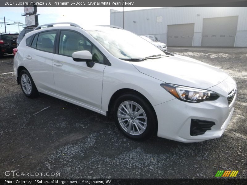 Crystal White Pearl / Ivory 2017 Subaru Impreza 2.0i Premium 5-Door