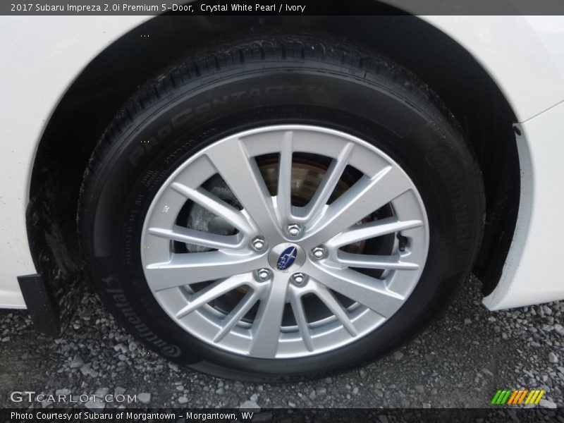 Crystal White Pearl / Ivory 2017 Subaru Impreza 2.0i Premium 5-Door