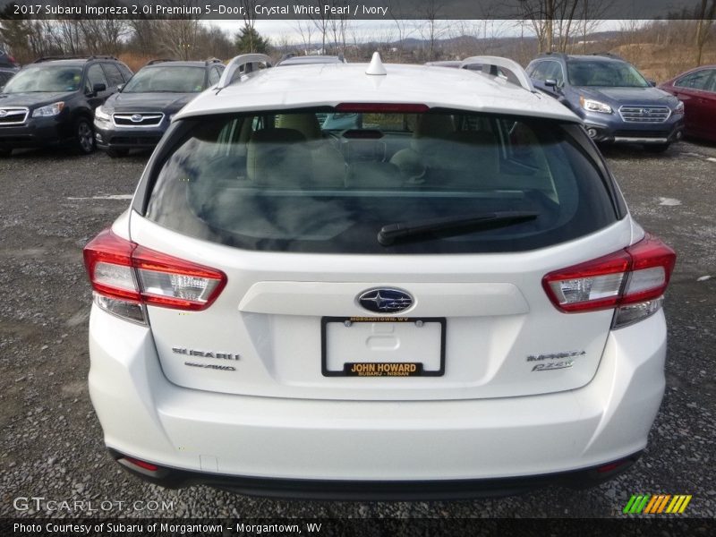 Crystal White Pearl / Ivory 2017 Subaru Impreza 2.0i Premium 5-Door