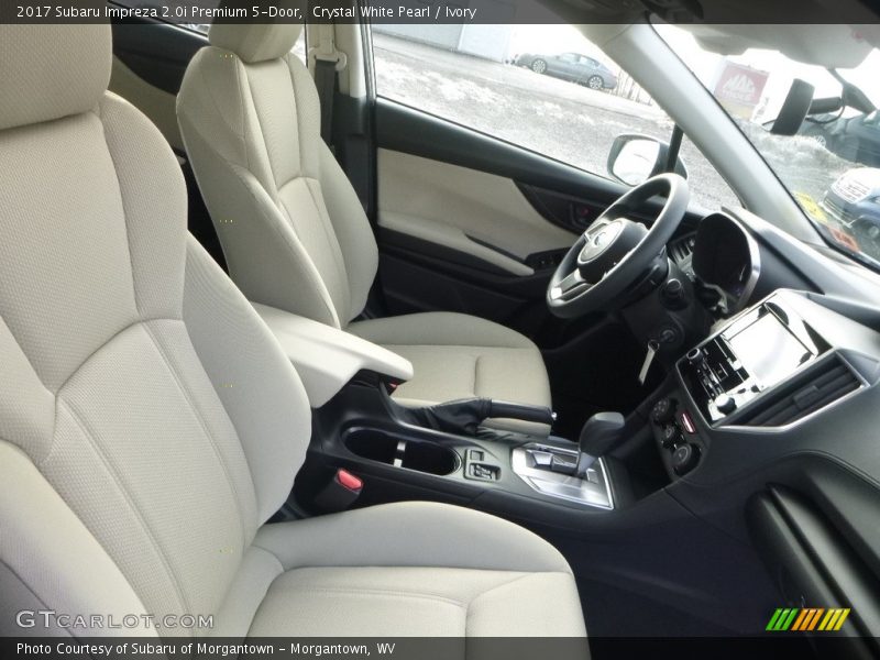 Crystal White Pearl / Ivory 2017 Subaru Impreza 2.0i Premium 5-Door