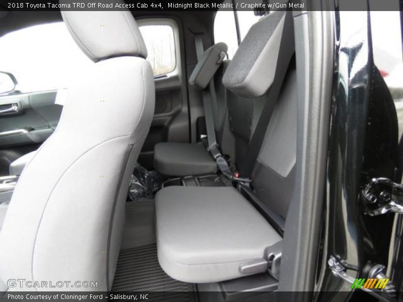 Rear Seat of 2018 Tacoma TRD Off Road Access Cab 4x4