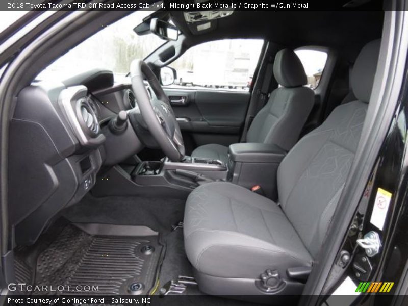  2018 Tacoma TRD Off Road Access Cab 4x4 Graphite w/Gun Metal Interior
