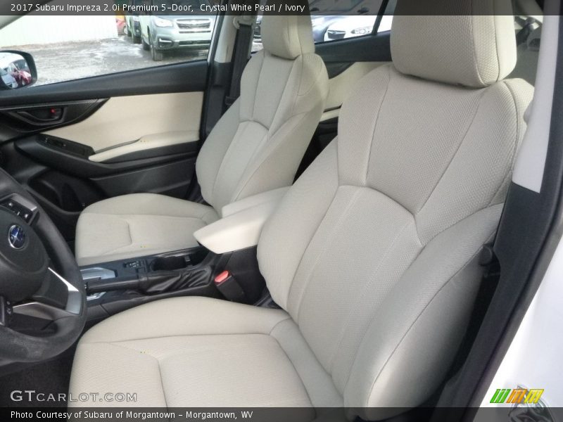 Crystal White Pearl / Ivory 2017 Subaru Impreza 2.0i Premium 5-Door