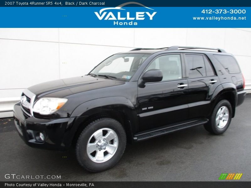 Black / Dark Charcoal 2007 Toyota 4Runner SR5 4x4