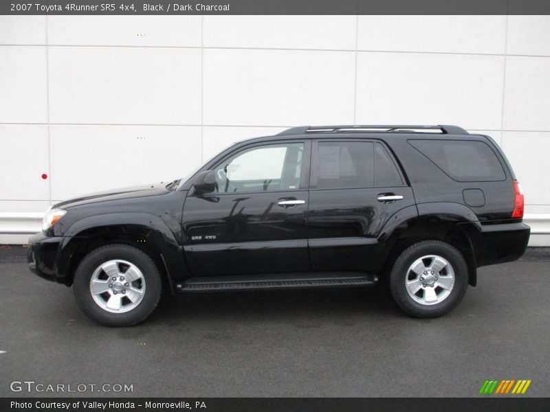 Black / Dark Charcoal 2007 Toyota 4Runner SR5 4x4