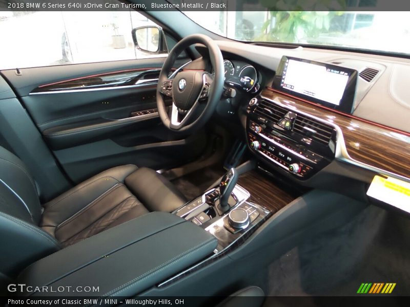 Bluestone Metallic / Black 2018 BMW 6 Series 640i xDrive Gran Turismo