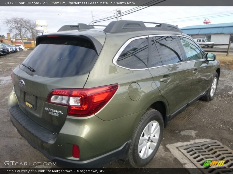Wilderness Green Metallic / Warm Ivory 2017 Subaru Outback 2.5i Premium