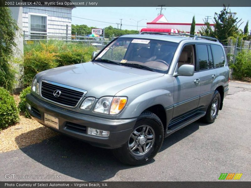 Mystic Sea Opalescent / Ivory 2002 Lexus LX 470
