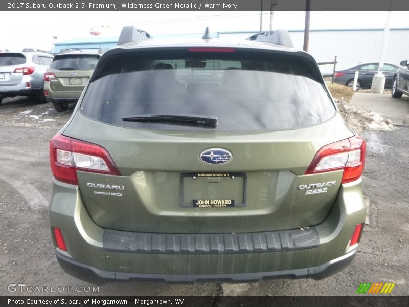 Wilderness Green Metallic / Warm Ivory 2017 Subaru Outback 2.5i Premium