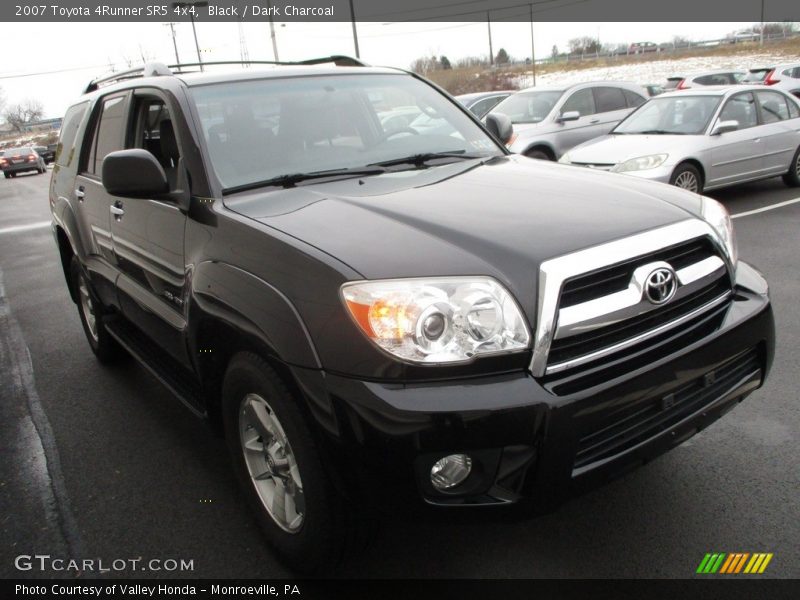 Black / Dark Charcoal 2007 Toyota 4Runner SR5 4x4