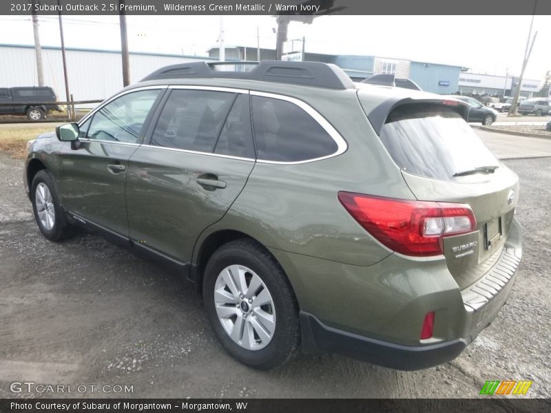 Wilderness Green Metallic / Warm Ivory 2017 Subaru Outback 2.5i Premium