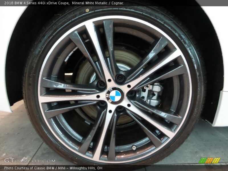 Mineral White Metallic / Cognac 2018 BMW 4 Series 440i xDrive Coupe