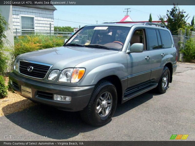 Mystic Sea Opalescent / Ivory 2002 Lexus LX 470