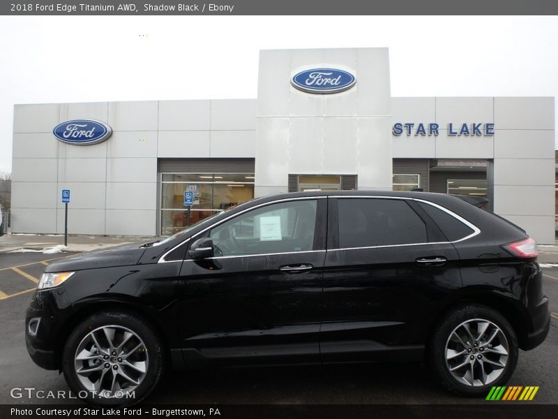 Shadow Black / Ebony 2018 Ford Edge Titanium AWD