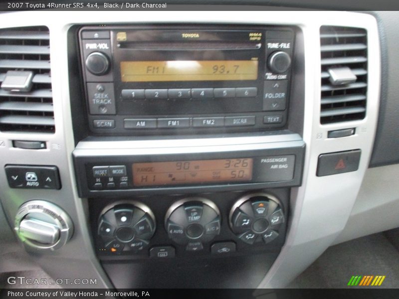 Black / Dark Charcoal 2007 Toyota 4Runner SR5 4x4