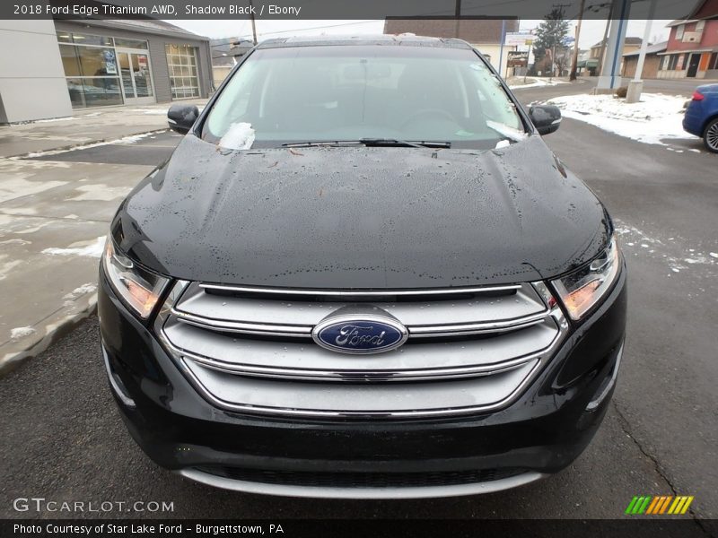 Shadow Black / Ebony 2018 Ford Edge Titanium AWD