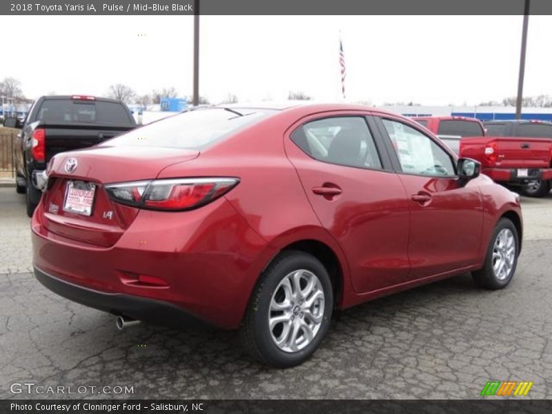 Pulse / Mid-Blue Black 2018 Toyota Yaris iA