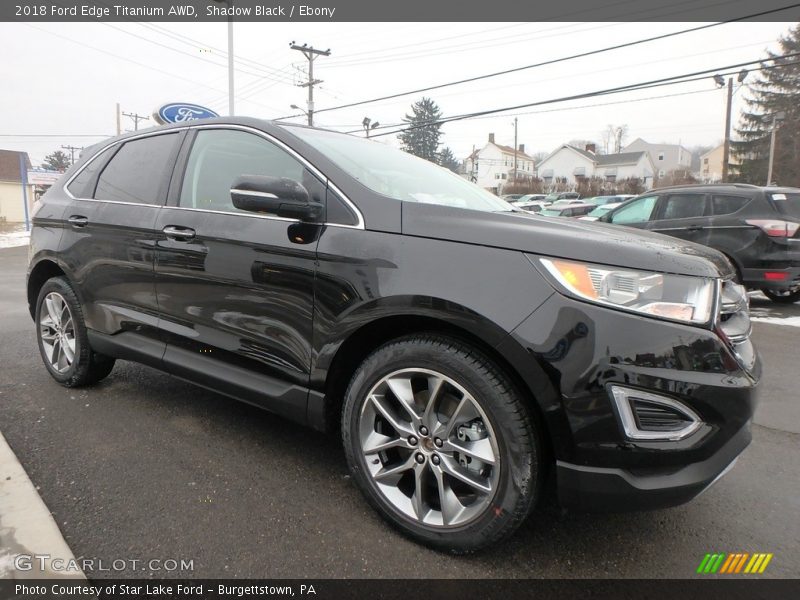 Front 3/4 View of 2018 Edge Titanium AWD