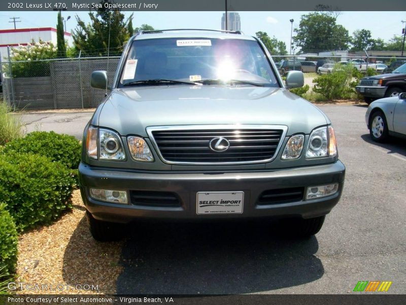 Mystic Sea Opalescent / Ivory 2002 Lexus LX 470